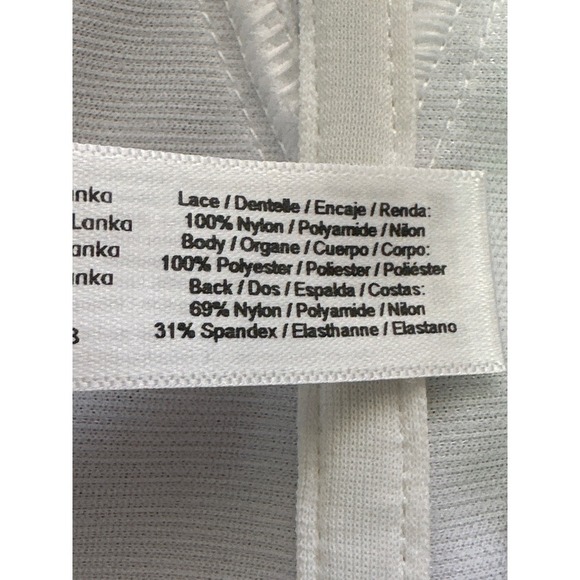 Dominique White Lace Corset Bustier Lingerie Strapless Bridal Wedding siz 32DD/E - Picture 14 of 14